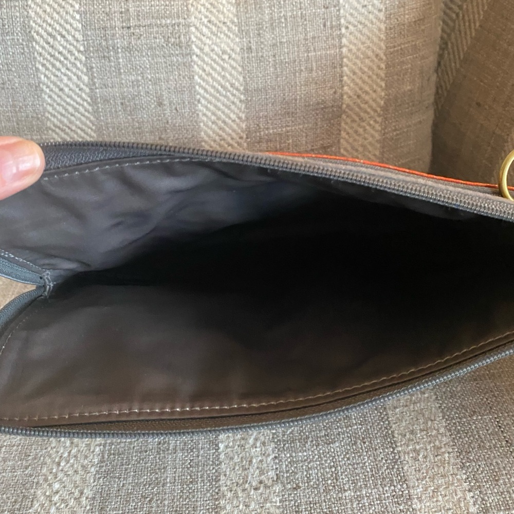 Fossil Waxed Canvas Clutch Bag - Picture 2 of 3
